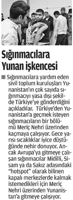Milat Ekspres, 22 Ocak 20