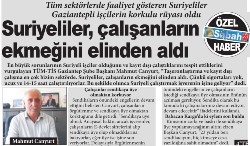 Gaziantep Sabah, 24 ocak 2020