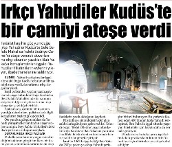 Yeni Akit, 25 Ocak 2020