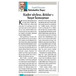 Yeni Asya, 21 Mart 2020