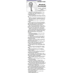 Kahramanmaraş Gazetesi, 26 Şubat 20202